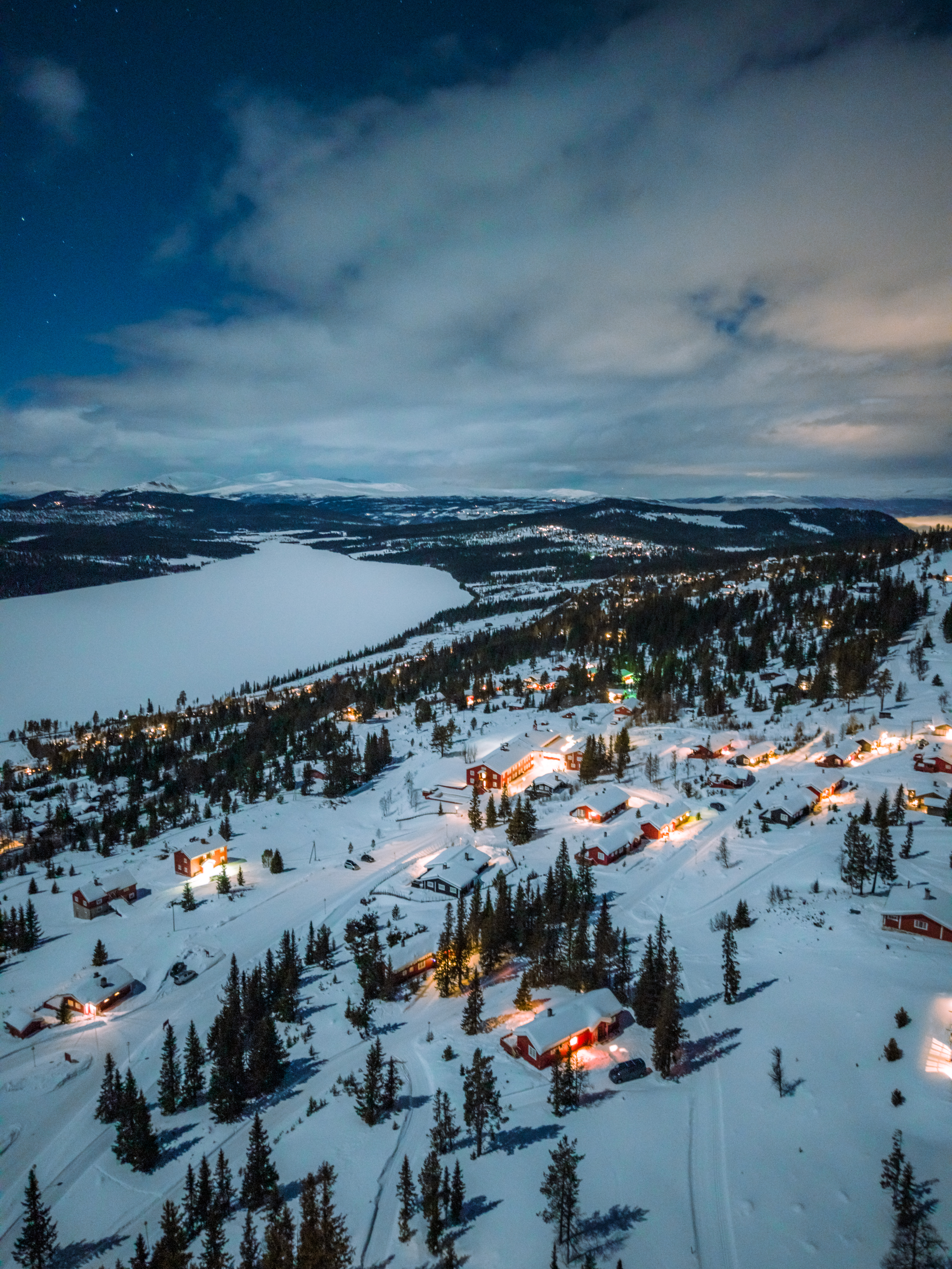 Gålå Høgfjellshotell nachtfotolocatie