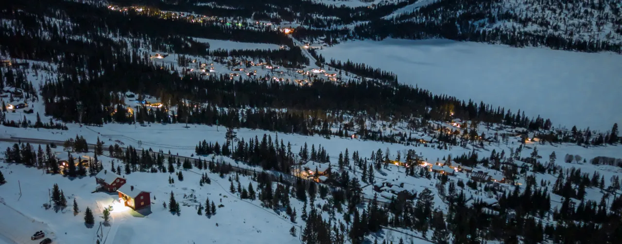 gålå høgfjellshotell nattfoto